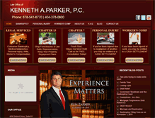 Tablet Screenshot of kenparker.com